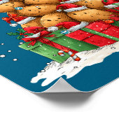 Poster Cute Tato Le Christmas Tree Xmas Hat Long Sleeve  (Coin)