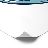 Poster Cute tête de licorne (Coin)