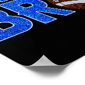 Poster Cute That's My Bro Football Cheering Sister Blue G (Coin)