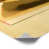 Poster Cute Thé de chat Vintage (Coin)