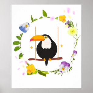 Poster Cute Toucan Bird