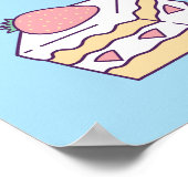 Poster Cute Toujours de l'espace pour les Desserts Funny (Coin)