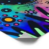 Poster Cute Tree Swing Colorful inspirant salle de classe (Coin)