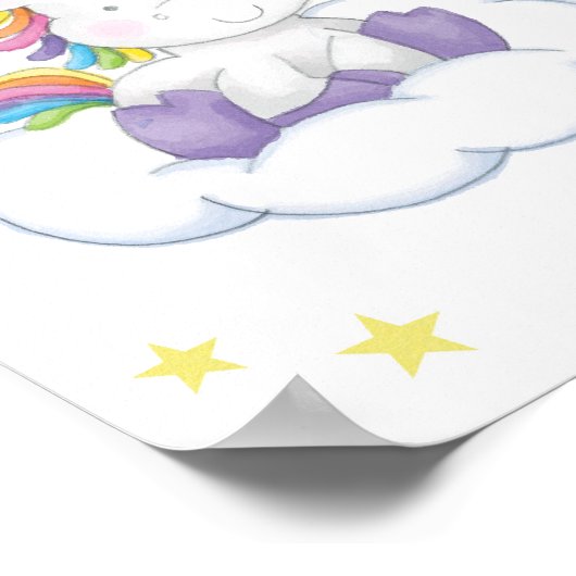 Poster Cute Unicorn (Coin)