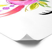 Poster Cute Unicorn, Magique Unicorne, Petite infirmière, (Coin)