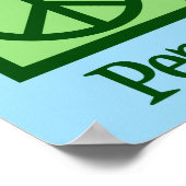 Poster Cute Unicorn Peace Love Unicorns (Coin)