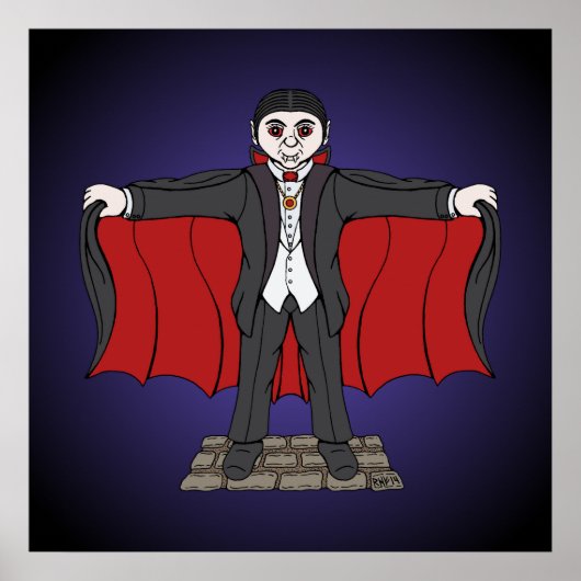 Poster Cute Vampire/Dracula (Devant)