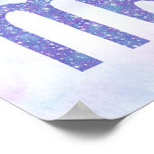 Poster Cute Virgo Astrologie Personnalisée Purple Anniver (Coin)