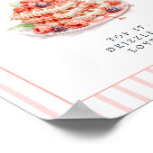 Poster Cute Waffle Bar Bridal shower  (Coin)