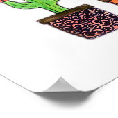 Poster Cute Watercolor Cactus (Coin)