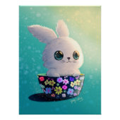 Poster Cute Wildlife Of Spring Guardian: Bunny in Bloom (Devant)