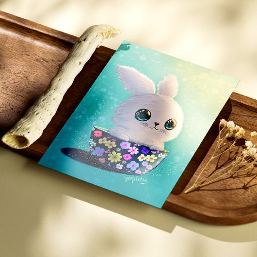 Poster Cute Wildlife Of Spring Guardian: Bunny in Bloom
