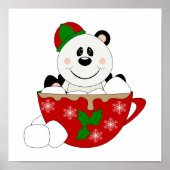 Poster Cutelyn Christmas Mug Panda Bear (Devant)