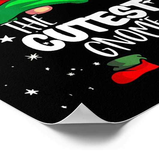 Poster Cutest Gnome Red Buffalo Plaid Matching Family Chr (Coin)