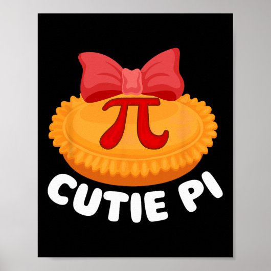 Poster Cutie Pi - Pi Day Math Lover Science Pi Symbole (Devant)