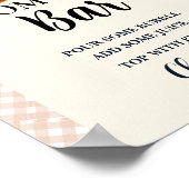 Poster Cutie Pie Thanksgiving baby shower Favoriser signe (Coin)