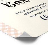 Poster Cutie Pie Thanksgiving baby shower Favoriser signe (Coin)