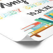 Poster Cuties Réserver Nerd Thème Arrière - plan Baby sho (Coin)