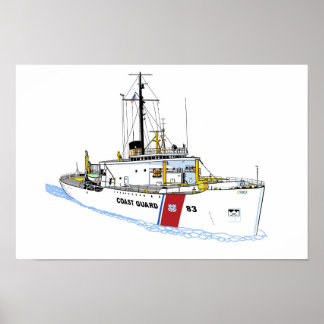 Poster Cutter Mackinaw (WAGB-83) de la Garde côtière amér