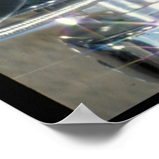 Poster Cuve à combustible peinte sur mesure - Dakota du S (Coin)