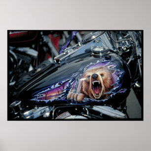 Poster Cuve à combustible peinte sur mesure Dakota du Sud