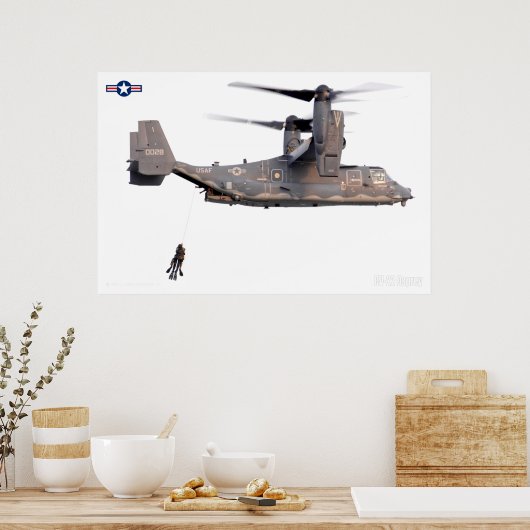 POSTER CV-22 OSPREY (Cuisine)