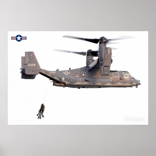 POSTER CV-22 OSPREY (Devant)