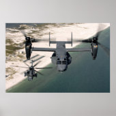 Poster CV-22 Osprey et MH-53 Pave Low Aircraft (Devant)