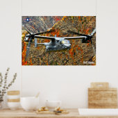Poster CV-22 OSPREY - Opérations spéciales (Cuisine)