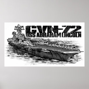 Poster CVN-72 Abraham Lincoln Imprimer