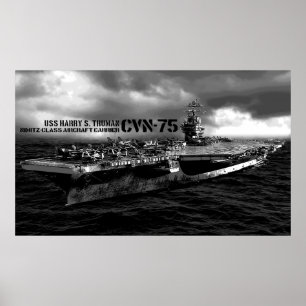 Poster CVN-75 Harry S. Truman Imprimer