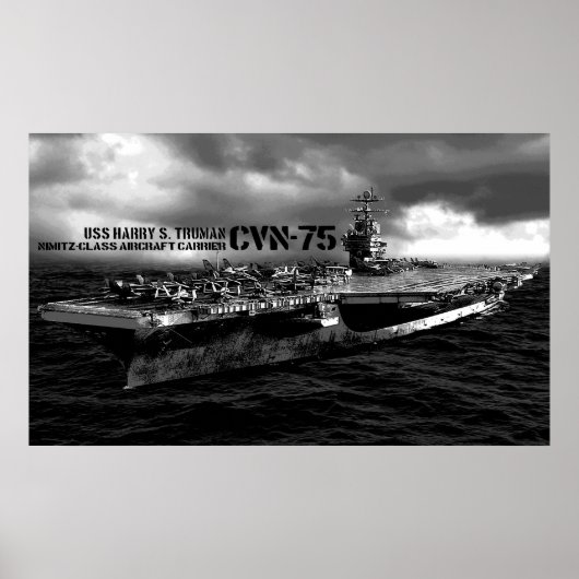 Poster CVN-75 Harry S. Truman Imprimer (Devant)