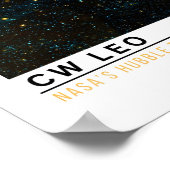 Poster CW Leonis IRC +10216 Éducation spatiale (Coin)