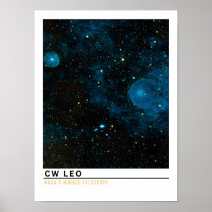 Poster CW Leonis IRC +10216 Éducation spatiale