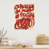 Poster CY Twombly (30) (Cuisine)