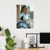 Poster Cyber Athena: Tactical Wisdom (Bureau à domicile)