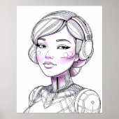 Poster Cyber compagnon convivial (Devant)