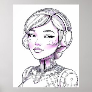 Poster Cyber compagnon convivial