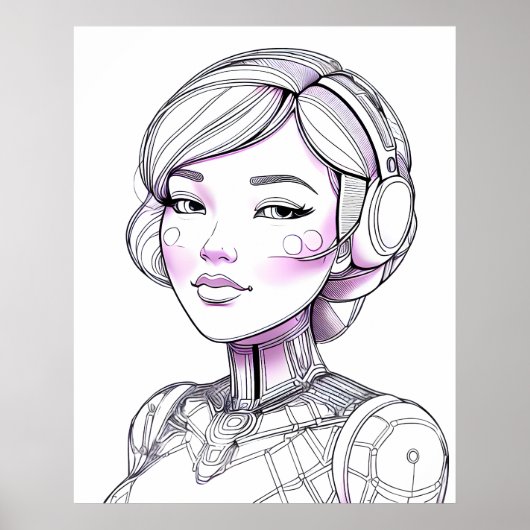 Poster Cyber compagnon convivial (Devant)