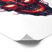 Poster Cyber-démon Seigneur crâne (Coin)