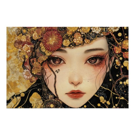 Poster Cyber fille (Devant)