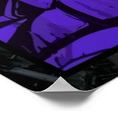 Poster Cyber-Genèse néon Nerv Evangelion (Coin)