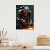 Poster Cyber Hephaestus: Magma Smith (Cuisine)