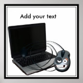 Poster Cyber Lundi - Ajouter Votre Message (Devant)