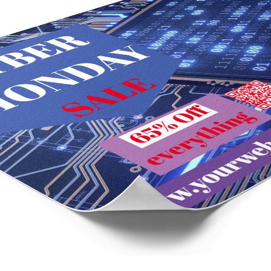 Poster - Cyber Lundi Vente (Coin)