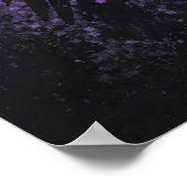 Poster Cyber-Omen, Matrice Corbeau Raven Art Abstrait (Coin)