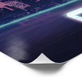 Poster Cyber Samurai : Warrior à Light (Coin)