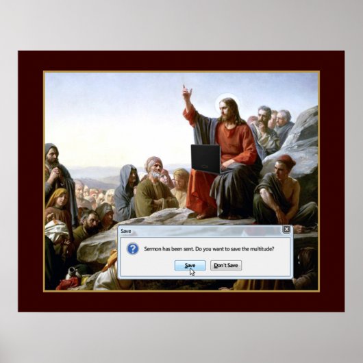 Poster Cyber Sermon drôle (Devant)