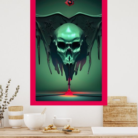 Poster Cyber-Sigil of Dracula's New Coders (Cuisine)
