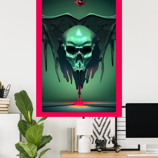 Poster Cyber-Sigil of Dracula's New Coders (Bureau à domicile)
